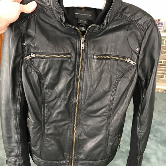 MANGO leather biker jacket - Picture 5 of 5
